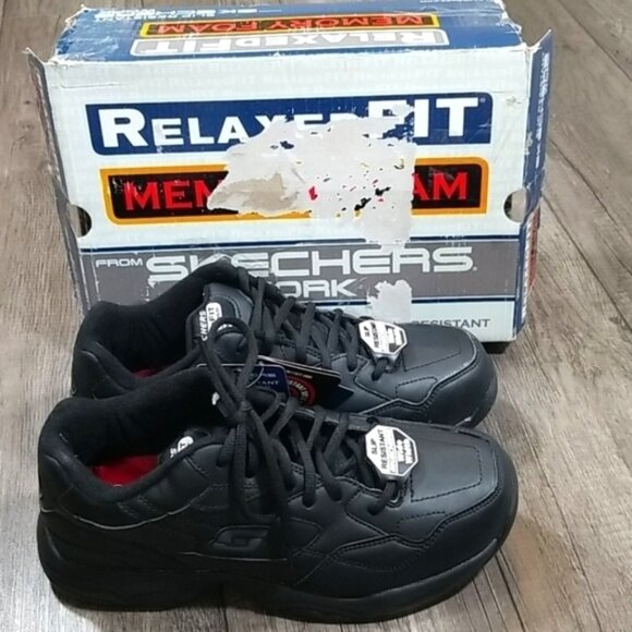 Sketcher Men's Size 7 Wide Relaxed Fit Work Shoes - Picture 6 of 7